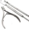 3In1 Metalen Nagel Riem Knipper - Cuticle Pusher Duwer Verwijderaar Trimmer Mesje - Nagel Bokkenpoot - Verzorging Set -Lichaamsverzorging Winkel 1200x981