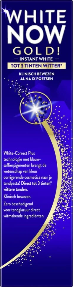 Prodent Whitening Now Gold Tandpasta - 12 X 75 Ml - Voordeelverpakking -Lichaamsverzorging Winkel 308x1200 14