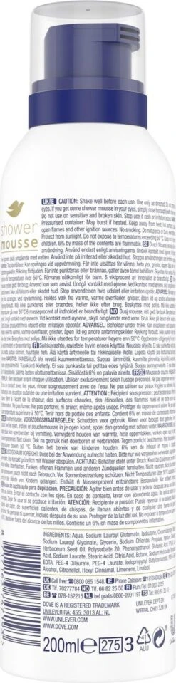 Dove Deeply Nourishing Doucheschuim - 6 X 200ml - Voordeelverpakking 13 Dove Deeply Nourishing Doucheschuim - 6 X 200ml - Voordeelverpakking -Lichaamsverzorging Winkel 309x1200 1