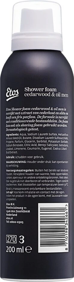 Etos Doucheschuim - Cedarwood & Oil - 2-in-1 - Mannen - 6 X 200 Ml -Lichaamsverzorging Winkel 317x1200 3