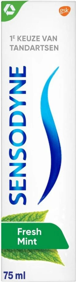 Sensodyne Freshmint Tandpasta Voor Gevoelige Tanden 2x 75 Ml -Lichaamsverzorging Winkel 323x1200