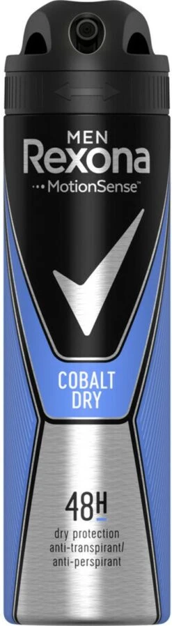 Rexona Men Cobalt Dry Anti-transpirant Deodorant Spray - 6 X 150 Ml - Voordeelverpakking -Lichaamsverzorging Winkel 330x1200 2