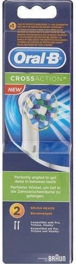 Oral B Oral-B Cross Action EB50 - 2 Stuks - Opzetborstels -Lichaamsverzorging Winkel 345x1200 2