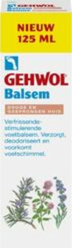 Gehwol Voetbalsem Voor De Droge En Gesprongen Huid - 125ml