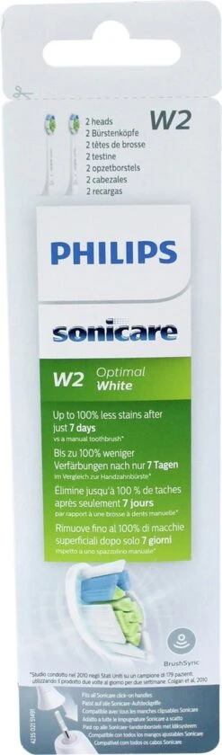Philips Sonicare W2 Optimal White HX6062/10 - Opzetborstel - 2 Stuks -Lichaamsverzorging Winkel 353x1200 2