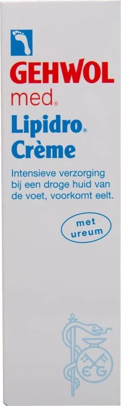 Gehwol Lipidro-Crème - Breng De Zeer Droge Huid Weer In Goede Balans Van Vet En Vocht - Voetcreme - Tube 75ml -Lichaamsverzorging Winkel 358x1200