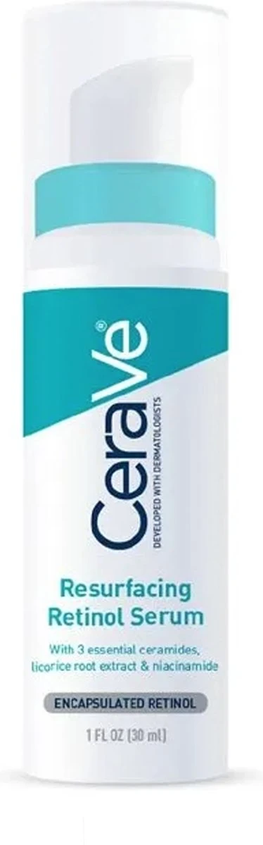 CeraVe Resurfacing Retinol Serum - 30ml - Voor Onzuivere Huid Met Neiging Tot Acne 4 CeraVe Resurfacing Retinol Serum - 30ml - Voor Onzuivere Huid Met Neiging Tot Acne - Afbeelding 2