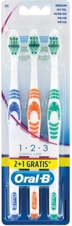 Oral B Oral-B Tandenborstel 1-2-3 Multipak 3 Stuks -Lichaamsverzorging Winkel 384x1200 1
