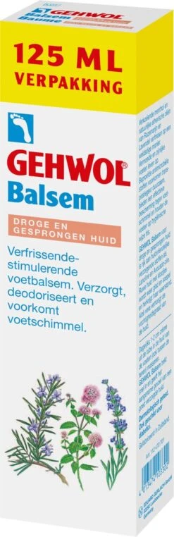 Gehwol Voetbalsem Voor De Droge En Gesprongen Huid - 125ml -Lichaamsverzorging Winkel 389x1200