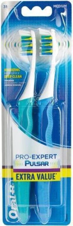 Oral B Oral-B Pro-Expert Pulsar 35M - 2 Tandenborstels - Handtandenborstel -Lichaamsverzorging Winkel 389x1200 3