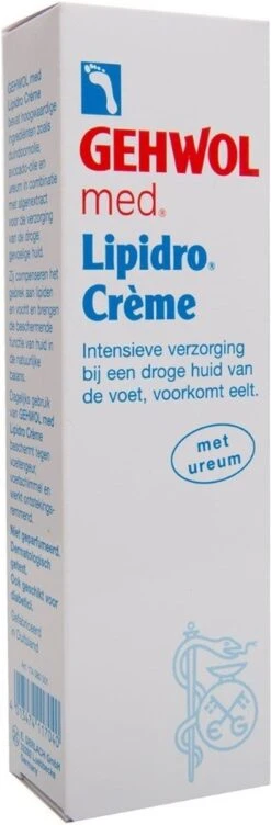 Gehwol Lipidro-Crème - Breng De Zeer Droge Huid Weer In Goede Balans Van Vet En Vocht - Voetcreme - Tube 75ml -Lichaamsverzorging Winkel 394x1200