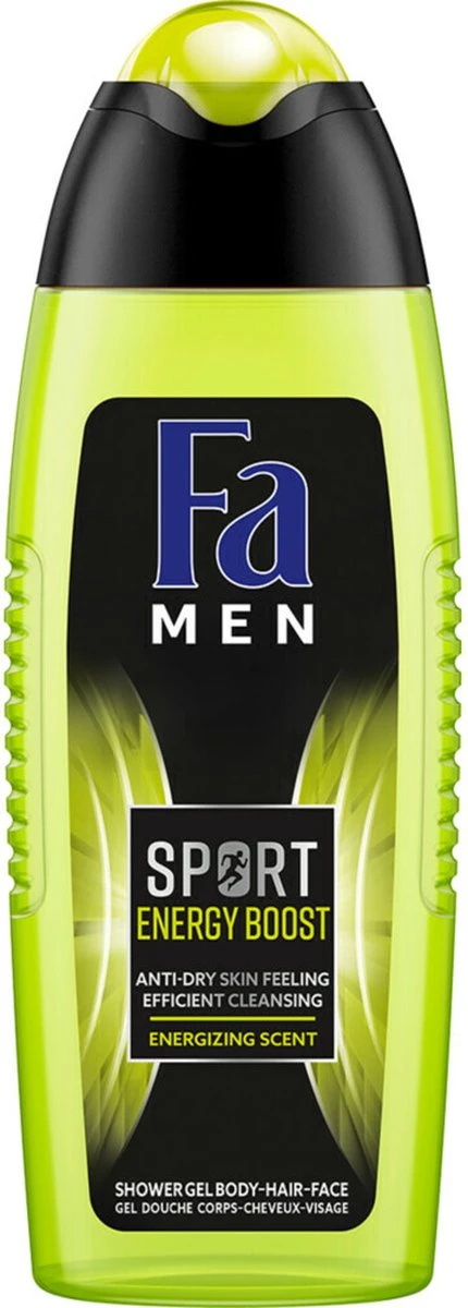Fa Men Sport Energy Boost Douchegel 6x 250ml - Grootverpakking 14 Fa Men Sport Energy Boost Douchegel 6x 250ml - Grootverpakking - Afbeelding 12