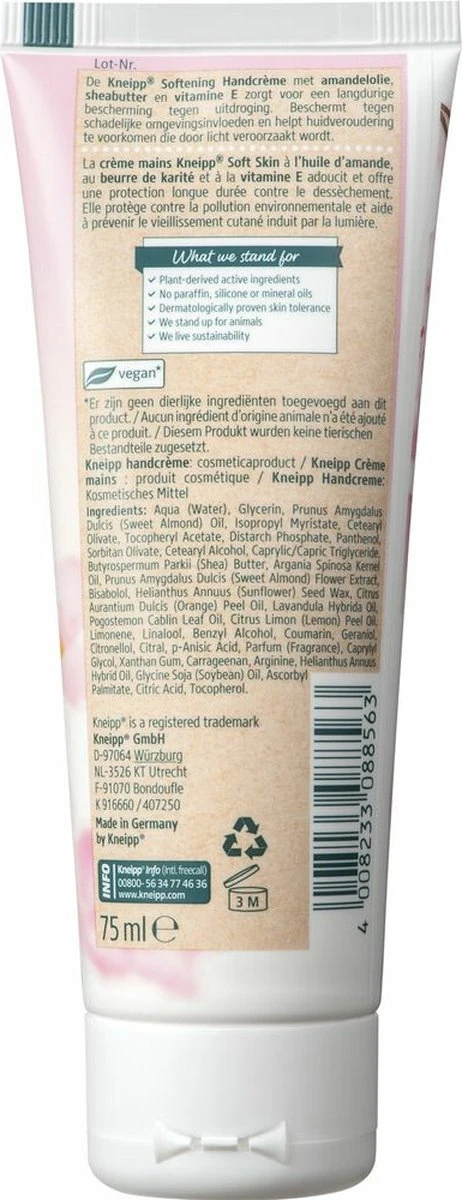 Kneipp Soft Skin - Handcrème 5 Kneipp Soft Skin - Handcrème - Afbeelding 3