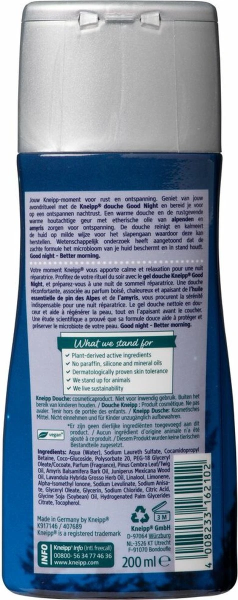 Kneipp Good Night - Douchegel 6 Kneipp Good Night - Douchegel - Afbeelding 4