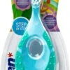 1x Jordan Tandenborstel Step By Step 0-2 Jaar Blauw/Groen/Oranje