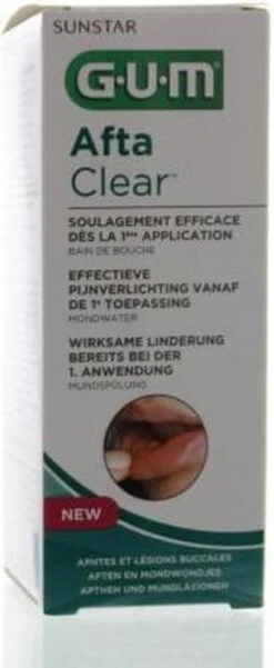 GUM® G.u.m. Aftaclear Mondspoeling 120 Ml - Medisch Hulpmiddel -Lichaamsverzorging Winkel 493x1200 5