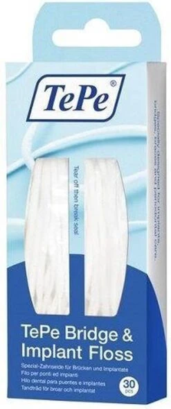 Tepe Floss Bridge & Implant 30 St -Lichaamsverzorging Winkel 502x1200 5