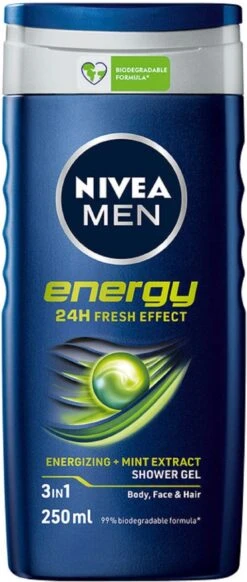 NIVEA MEN Energy - 6x 250 ML - Voordeelverpakking - Douchegel 10 NIVEA MEN Energy - 6x 250 ML - Voordeelverpakking - Douchegel -Lichaamsverzorging Winkel 509x1200