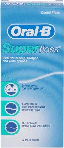Oral B Oral-B Superfloss - 50 Stuks - Flosdraad -Lichaamsverzorging Winkel 519x1200 5