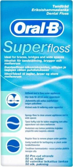 Oral B Oral-B Superfloss - 50 Stuks - Flosdraad -Lichaamsverzorging Winkel 530x1200 2