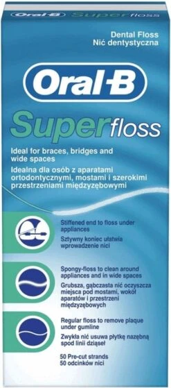 Oral B Oral-B Superfloss - 50 Stuks - Flosdraad -Lichaamsverzorging Winkel 530x1200 3