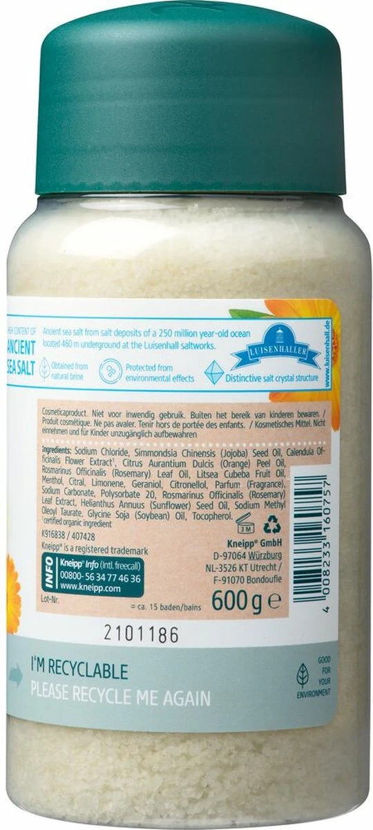 Kneipp Vitalizing - Voetbadkristallen 7 Kneipp Vitalizing - Voetbadkristallen - Afbeelding 5