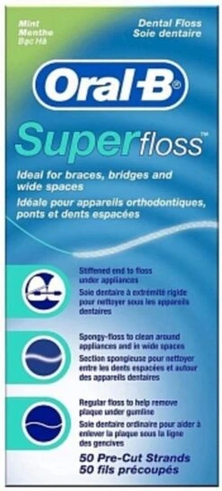 Oral B Oral-B Superfloss - 50 Stuks - Flosdraad -Lichaamsverzorging Winkel 544x1200 1