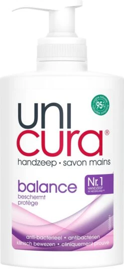 Unicura Balans Antibacteriële Vloeibare Handzeep - 6 X 250 Ml - Voordeelverpakking -Lichaamsverzorging Winkel 554x1200
