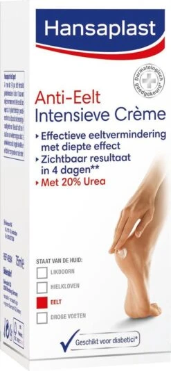 Hansaplast Anti-Eelt Intensieve Crème - Voetcrème - 75 Ml -Lichaamsverzorging Winkel 555x1200 1
