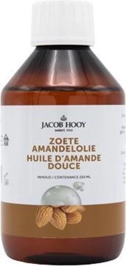 Jacob Hooy Olie- & Vloeistoffen Amandelolie Zoet - 250 Ml - Body Oil -Lichaamsverzorging Winkel 568x1200 1