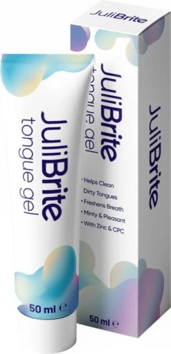 JuliBrite Tong Gel (50 ML) Tongreinigende Gel - Verfrist De Adem - Schone Tong
