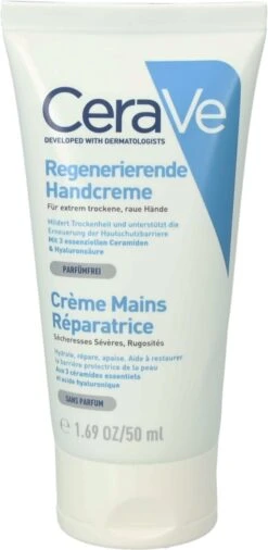 CeraVe - Reparative Handcream - Handcrème - Tegen Droge En Ruwe Handen - 50 Ml -Lichaamsverzorging Winkel 586x1200 1