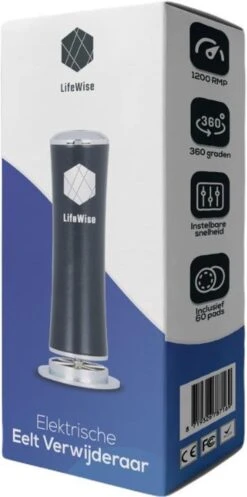 LifeWise Elektrische Eelt Verwijderaar - Voetvijl - 60 Vervangbare Schuurpads - Netstroom Adapter -Lichaamsverzorging Winkel 596x1200