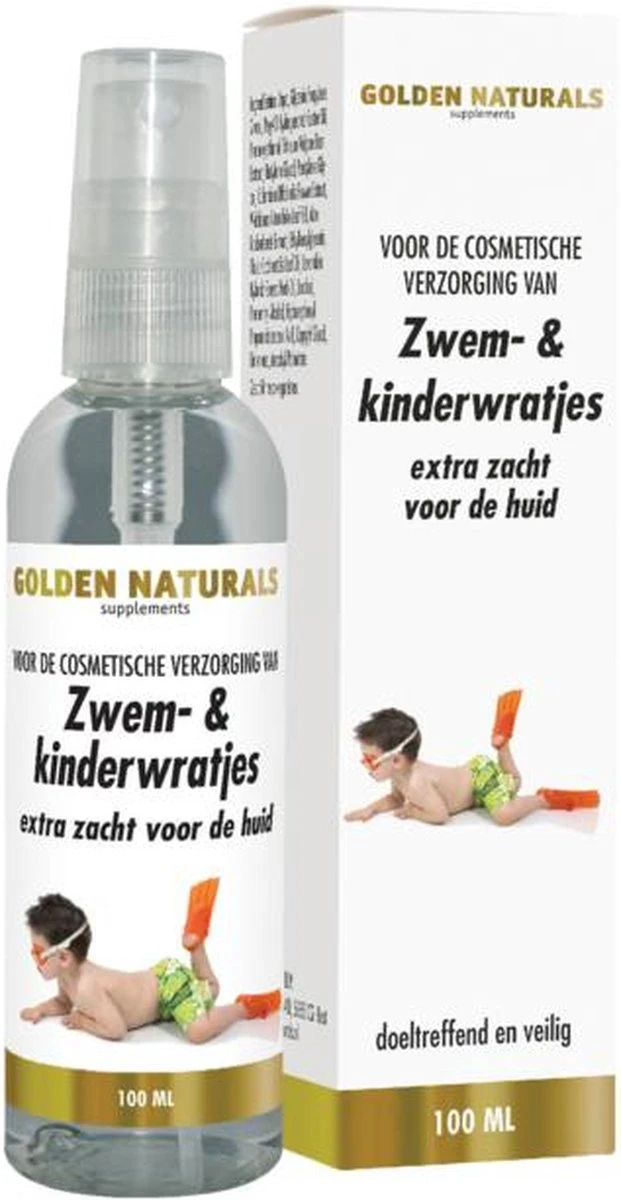 Golden Naturals Zwem- & Kinderwratjes (100 Milliliter) 3 Golden Naturals Zwem- & Kinderwratjes (100 Milliliter)