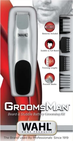 Wahl Groomsman Battery - Baardtrimmer - Draadloos - Zilver -Lichaamsverzorging Winkel 624x1200 3