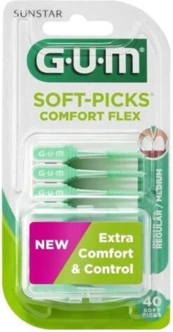 GUM® GUM Soft Picks Comfort Flex Regular Mint - 40st -Lichaamsverzorging Winkel 625x1200 2