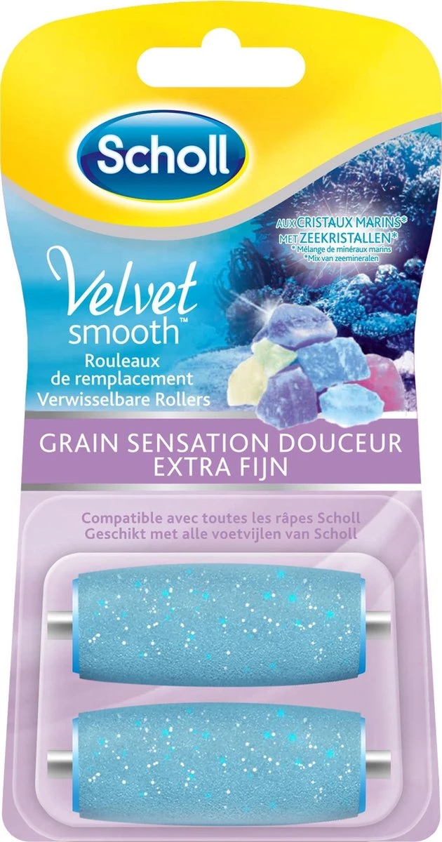 Scholl Velvet Smooth - Navulling Eeltverwijderaar - Extra Fijn - Voetvijl - 2 Stuks 3 Scholl Velvet Smooth - Navulling Eeltverwijderaar - Extra Fijn - Voetvijl - 2 Stuks
