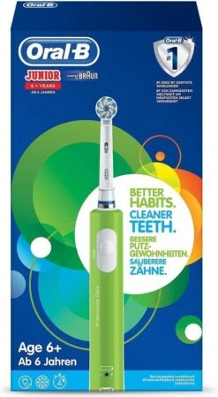 Oral B Oral-B Junior - Elektrische Tandenborstel - Groen -Lichaamsverzorging Winkel 660x1200