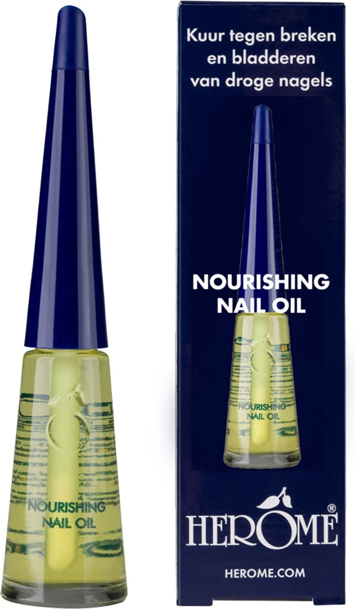 Herome Voedende Nagelolie - Nourishing Nail Oil - Herstelt, Droge, Breekbare Nagels En Maakt Nagels Weer Gezond En Veerkrachtig.- 10ml. 3 Herome Voedende Nagelolie - Nourishing Nail Oil - Herstelt, Droge, Breekbare Nagels En Maakt Nagels Weer Gezond En Veerkrachtig.- 10ml.