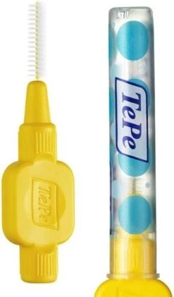 TePe Geel 25 Stuks - Interdentale Ragers Origineel - 0.7 Mm - Ragers - Voordeelverpakking -Lichaamsverzorging Winkel 704x1200