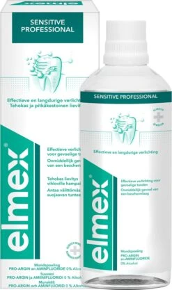 Elmex Mondwater Sensitive Professional - 3 X 400 Ml - Voordeelverpakking -Lichaamsverzorging Winkel 710x1200