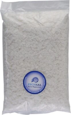 Zechsal Magnesium - Badmiddel - Navulzak - 4 KG - Pure Magnesium Badkristallen (47% Concentratie) - Optimale Magnesium Opname - Effectief Bij Huidproblemen Als Psoriasis En Eczeem