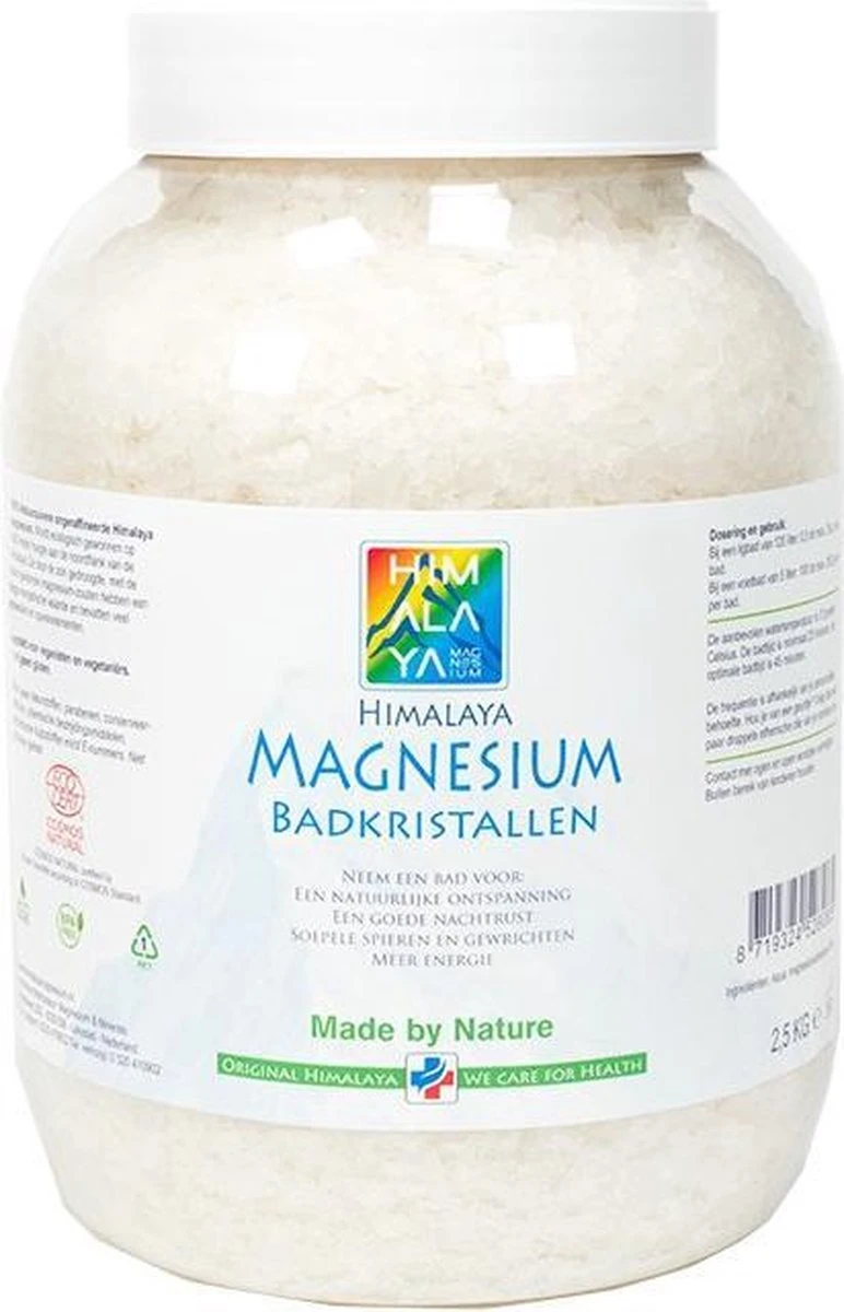 Magnesium Badkristallen-Vlokken-Flakes Van Himalaya Magnesium| 2,5 Kg - Food Kwaliteit | Magnesium Voetbadzout 3 Magnesium Badkristallen-Vlokken-Flakes Van Himalaya Magnesium| 2,5 Kg - Food Kwaliteit | Magnesium Voetbadzout