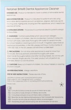 Retainer Brite Reinigingstabletten - 96 Stuks -Lichaamsverzorging Winkel 773x1200 2
