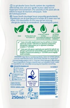 Sanex Zero% Droge Huid Douchegel - 6 X 250ml - Voordeelverpakking 11 Sanex Zero% Droge Huid Douchegel - 6 X 250ml - Voordeelverpakking -Lichaamsverzorging Winkel 777x1200 3