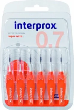 3x Interprox Ragers Super Micro 0.7 Oranje Blister à 6 Ragers