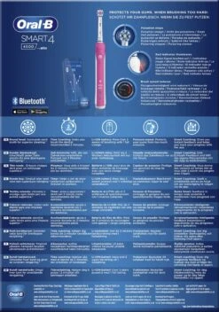 Oral B Oral-B Smart 4 4500 - Roze - Elektrische Tandenborstel -Lichaamsverzorging Winkel 842x1200 1