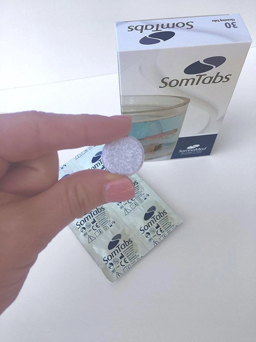 SomTabs 30 Snurkbeugel Reinigingstabletten - Apneubeugel 4 SomTabs 30 Snurkbeugel Reinigingstabletten - Apneubeugel - Afbeelding 2
