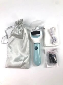 Vastu Eeltverwijderaar - Elektrische Oplaadbare Voetvijl Inclusief Opvangdoekje & Opbergzakje - Callus Remover - Inclusief Extra Opzetvijlen -Lichaamsverzorging Winkel 901x1200