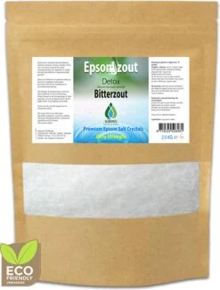 Epsom Zout-Bitterzout -Magnesiumsulfaat - Badzout - 2,5 Kg